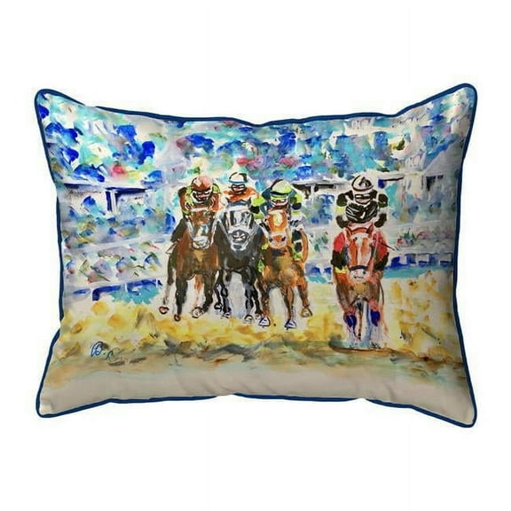 Betsy Drake ZP1394 20 x 24 in. Four Racing Zippered Pillow - Extra Large