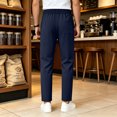 thumbnail image 7 of Akiihool Men's Pants Casual Men's Big and Tall Performance Extreme Comfort Pant Navy,M, 7 of 7