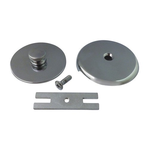 Kingston Brass Made to Match Quick Cover Up Tub Stopper with Overflow