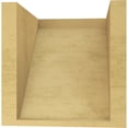 thumbnail image 4 of 8"W x 8"D x 8"H Wide Concord Rough Cedar Woodgrain TimberThane Corbel, Primed Tan, 4 of 6