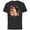 Black, variant on Princess Pocahontas in the Flowers - Short Sleeve Cotton T-Shirt for Adults - Customized-Black