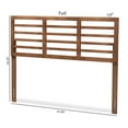 thumbnail image 6 of Baxton Studio Salome Mid-Century Modern Walnut Brown Finished Wood Full Size Open Slat Headboard,Wholesale Interiors, 6 of 8