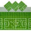3 Pack Grass Table Cloth, Soccer Themed Birthday Party Supplies, 54x108 in