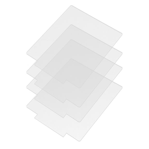 FESTFENDS Led Light Base Board Transparent Acrylic 4Pcs 6.3X5.1X0.08In