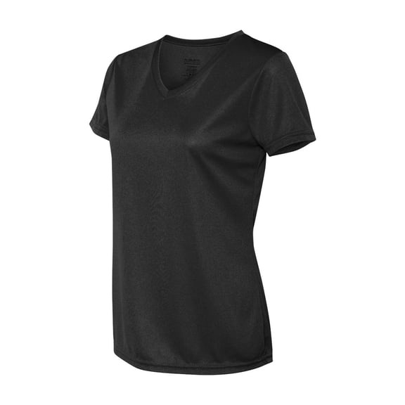 Augusta Sportswear - Women's Nexgen Wicking V-Neck T-Shirt - 1790 - Black - Size: XL