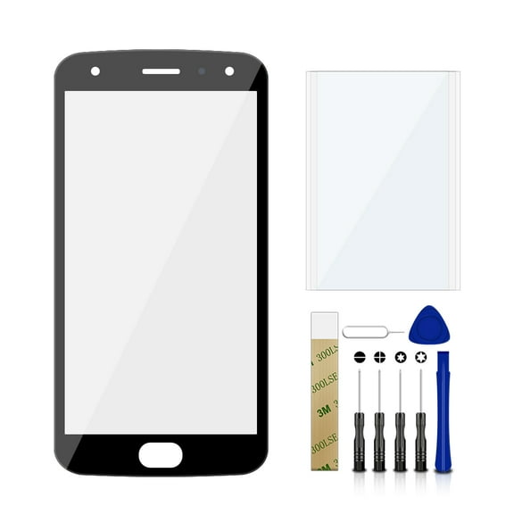 For Motorola Moto X4 XT1900-4-7 XT1900-1 XT1900-5 Replacement Front Outer Glass Lens Screen Tool Black
