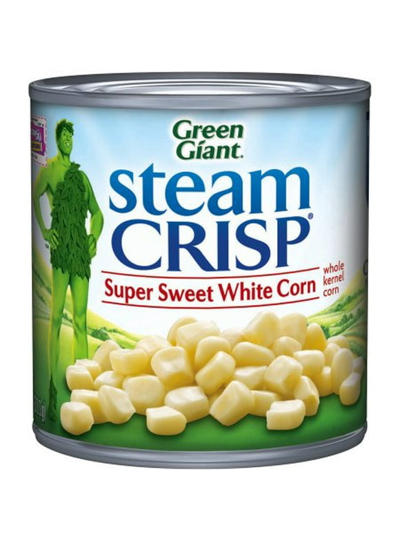Green Giant SteamCrisp Super Sweet White Corn, 11 Oz. Can (Pack of 8)