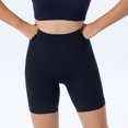 thumbnail image 5 of UAMVSH Biker Shorts for Women Gym Yoga Workout Stretchy Shorts Trendy Ribbed Knitted Legging High Waist Athletic Slip Shorts, 5 of 6