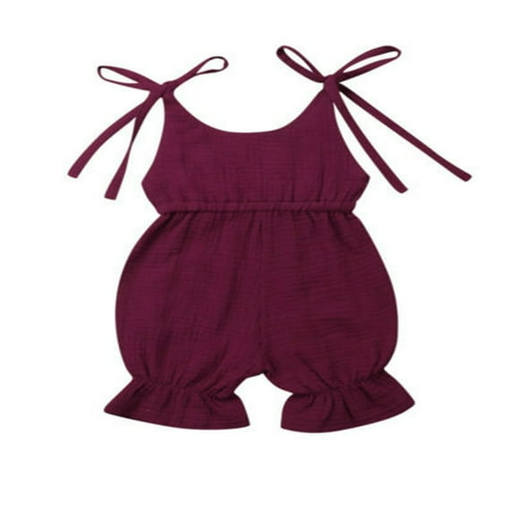 MesaSe Bébé Fille Vêtements Coton Licou Volant