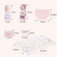 thumbnail image 4 of RSG 10-Piece Reborn Doll Accessories Set for 17-22 Inch Dolls – Includes Feeding Bottle, Diaper Bag, and Accessories, Perfect for Children’s Pretend Play, 4 of 7