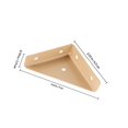 thumbnail image 2 of OULII 10Ud Conectores De Beige Para Muebles Con Estable Y Fácil Instalación, 2 of 8