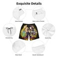 thumbnail image 6 of Yu-Gi-Oh Mens Swim Trunks Quick Dry Board Shorts with Mesh Lining Beach Shorts Swimwear Bathing Suits, 6 of 7