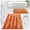 Orange, variant on Civkor Bathroom Rugs,Chenille Bath Mat Set 2 Pieces Non Slip Backing,31x20 and 24x16Inch,Machine Wash,Quick Qry,Purple