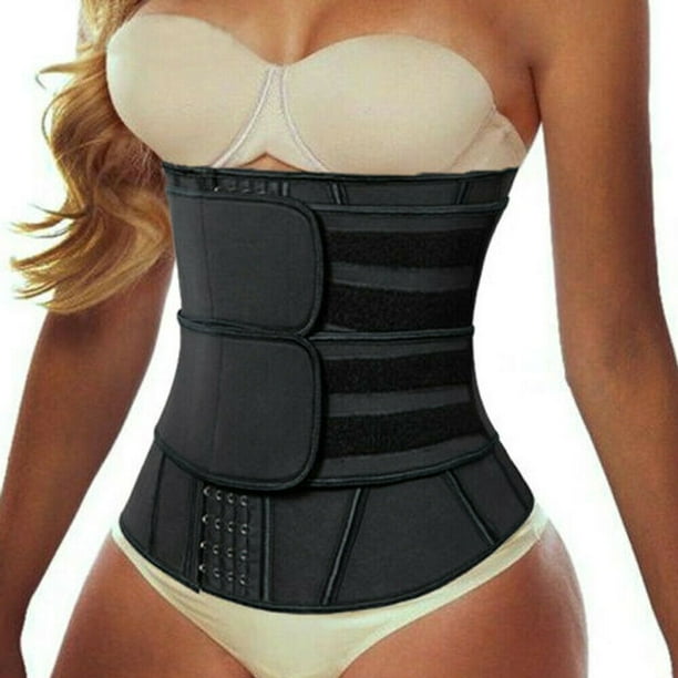 Ilfioreemio Waist Trainer Steel Boned Corset Weight Loss Waist Trainer Trimmer Underbust Slimming Corset Girdle Walmart Com Walmart Com