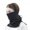 Black, variant on vnanda Thermal Face Guard Cycling Face Guard Balaclava with Elastic Drawstring Super Soft Windproof Cold Weather Winter Warm Face Guard Neck Protector Cover