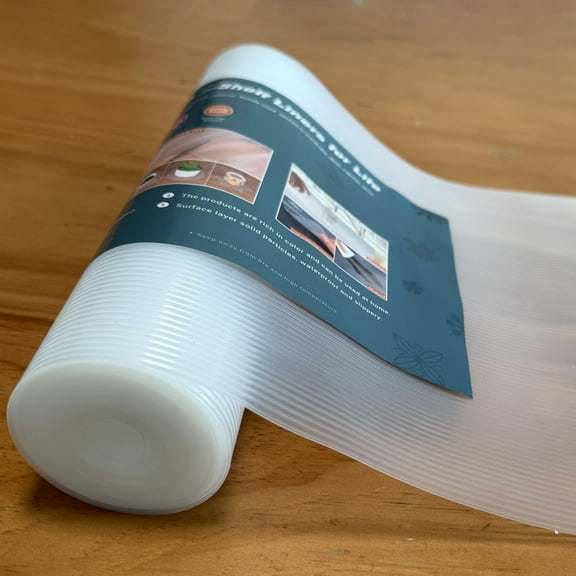 BERGUF 12 in x 20 ft Non-Slip, Washable, Oil-Proof Shelf Liners, Roll, 1 Count