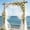 Beige, variant on Roiihwy Wedding Decorations Arch Draping Fabric 79", Sheer Chiffon Fabric Backdrop,1 Panel Drapes for Wedding Ceremony Decor for Birthday Party Ceiling Curtain Backdrop, Red