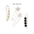thumbnail image 4 of Jumpingount Broche de perlas elegante y hermoso para mujer, broche adornado con perlas de primera calidad, broche de perlas de imitación Accesorios de disfraces, 4 of 6