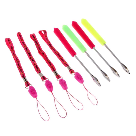 4pcs lost Steel Hook Removers With Lanyard