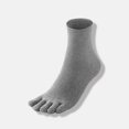 thumbnail image 6 of ievspot 1 Pair Toe Socks Fall Winter Moisture-Wicking Breathable Arch Support Men Women Athletic Running Cotton Five Fingers Sock, 6 of 8