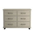 thumbnail image 4 of FESTIVO Spacious and Stylish 52" Extra-Wide 6-Drawer Dresser - Beige, 4 of 8