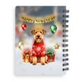 thumbnail image 2 of Happy New Year 2026 Airedale Terrier Holiday Balloons Party Snow Spiral Bound Journal Dale Waterside Dog Lover 5x7in Spiral Notebook - 13018, 2 of 5