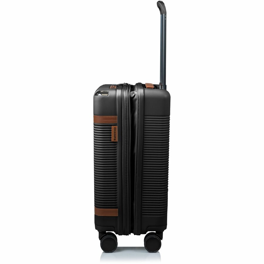 CHAMPS Vintage III Collection, 3-piece Hardside Luggage set, Black