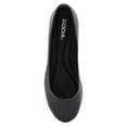 thumbnail image 2 of kreme Soda Women Shoes Ballet Flat Comfortable Gel Insole Round Toe Black PU, 2 of 2