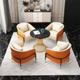 thumbnail image 3 of Comfortable Luxury Living Room Sofa Chairs Modern Office Chair Minimalist Sofa Relaxing Soft Woonkamer Banken Home Furniture My Lux Decor Round, 3 of 10