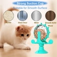 thumbnail image 1 of Fiudx Juguete de Alimentación Lenta, Molino de Viento con Rotación de 360 Grados, Potente Base con Ventosa, Divertido Juego para Gatos, Ejercicio de Dispensación de Bocadillos, Materiales Seguros y D, 1 of 6
