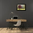 thumbnail image 4 of PI Studio 24x17 Black Modern Framed Museum Art Print Titled - Summer Days - Plum, 4 of 5