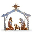 thumbnail image 1 of National Tree Company 72 Pouces Cristal Pré-Éclairé Crèche W / Lumières, 1 of 2