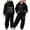 R112-Black, variant on RMGVDSD Girls Sweatsuits Set Letter Print Long Sleeve Hoodie Pullover Tops Sweatpants 2 Piece Children'S Sweat Suit Fall Winter Outfits 2-3 Years