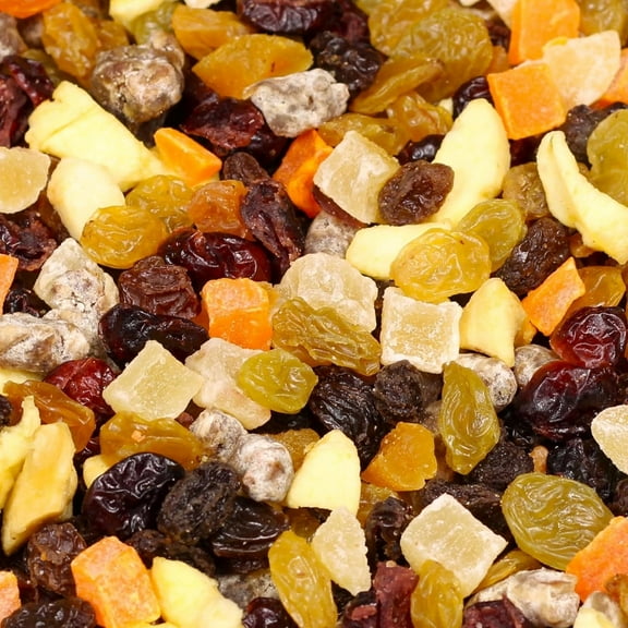 Dried Mixed Fruit Dices Medley - by Its Delish, 12 Oz Bag Healthy Snacks for Adults, Kids & Pets Fresh Cut Snack Mix Dry Fruit and Berries Trail Mix without Nuts Gluten Free, Vegan, Kosher