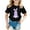 Black, variant on SonxaHe Toddler Girls' Tshirt for Easter Bunny Print Soft Short Sleeve T Shirt Breathable Relaxed Summer Tee for Black,Size 2-3 Y
