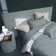 thumbnail image 5 of Juego de cama de 4 piezas de algodón cepillado Nordic Elegance, 5 of 7