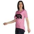 thumbnail image 4 of Inkmeso Scoop-Neck Mama Bear Graphic Tshirt Short Sleeve Women Cotton Tee Casual, 4 of 8