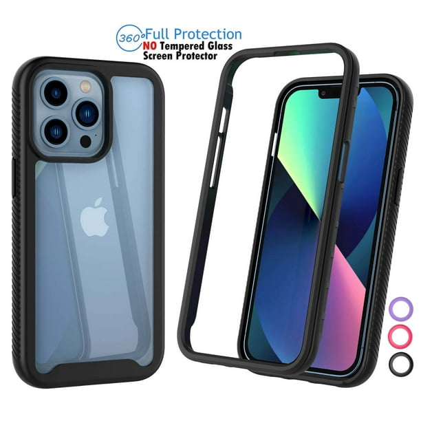 Iphone 13 Pro Max Case Clear Phone Case For Iphone 13 Pro Max 6 7 Njjex Full Body Rugged Transparent Clear Back Bumper Case Cover For Iphone 13 Pro Max 6 7 Walmart Com