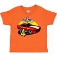 thumbnail image 3 of Inktastic Race Car 4th Birthday Boys Toddler T-Shirt, 3 of 5