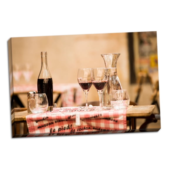 Gango Home Decor Lyon Brasserie I by Erin Berzel (Ready to Hang); One 36x24in Hand-Stretched Canvas