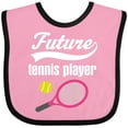 thumbnail image 3 of Inktastic Future Tennis Player Sports Boys or Girls Baby Bib, 3 of 4