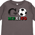 thumbnail image 4 of Inktastic Go, Mexico- Soccer, Football Boys or Girls Long Sleeve Toddler T-Shirt, 4 of 5