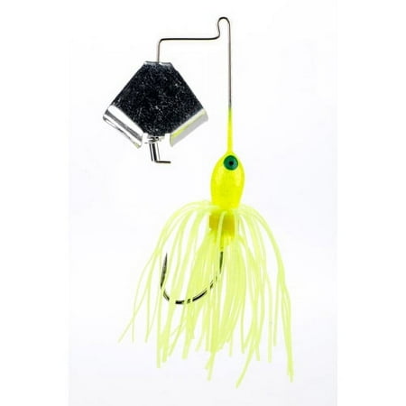 UPC: 0051034133844 | Strike King Mini Pro Buzz 1/8oz Buzzbait Lure Chartreuse