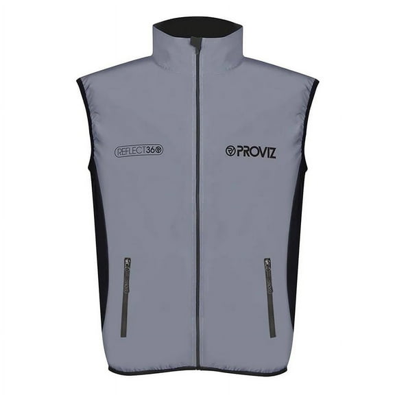 Proviz Reflect 360 Running Vest, Men, Silver, L