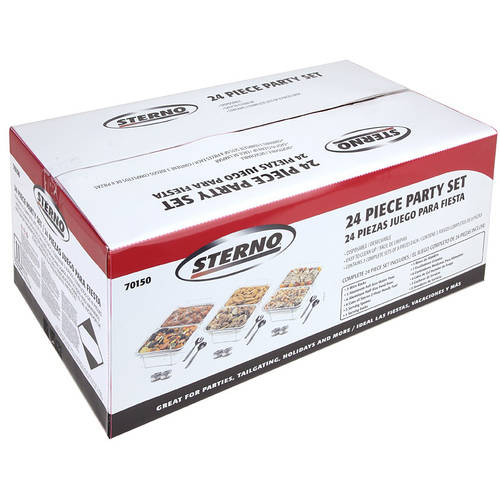 Sterno 70150 24Piece Disposable Party Set