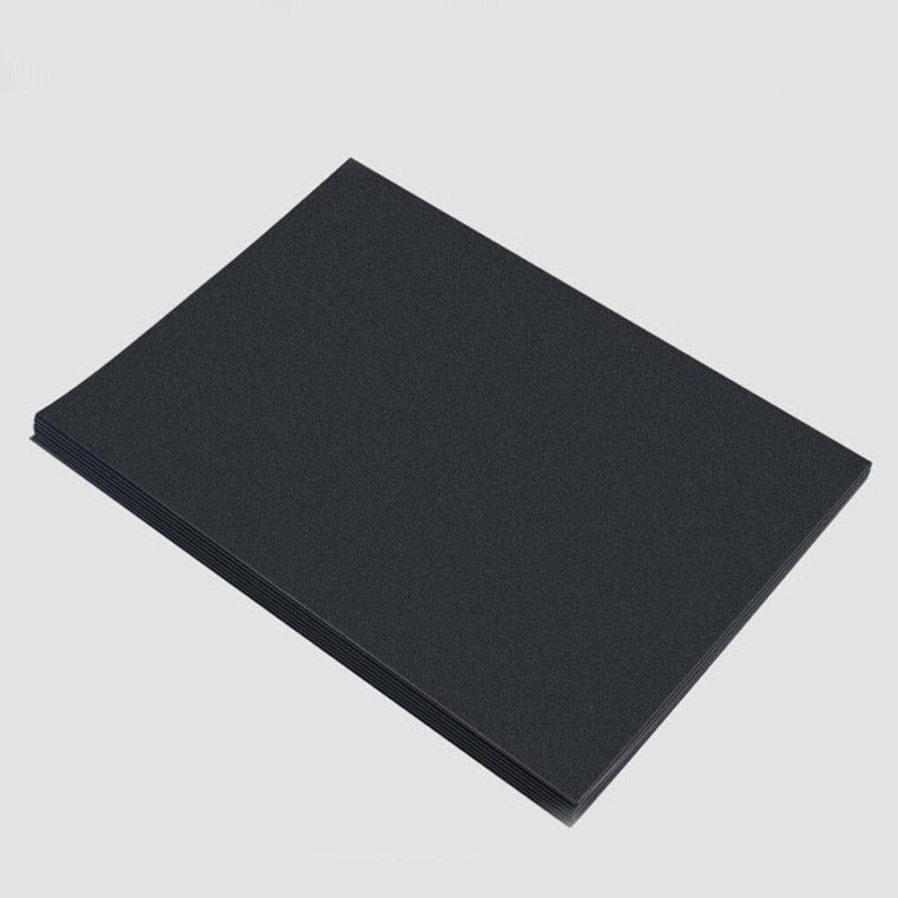 100 Sheets Solid Black Card Stock Printer Paper 32lb Thick Origami Paper 8.27x11.6Inch for Drawing Origami Home Printing