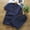 Blue, variant on Men's 2 Pieces Linen Set Henley Shirt Short Sleeve and Harem Pants Wide Leg Baggy Beach Yoga Trousers Outfits Size L-4XL White