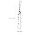 thumbnail image 2 of 2pcs Beaded Phone Chains Decorative Phone Lanyards Anti-skid Phone Charms Multi-function Phone Strings, 2 of 6