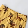 thumbnail image 5 of WIBACKER 2-7 Years Toddler and Little Boys' Long Sleeve Top and Pants Snug Fit 100% Cotton 2 Piece Pajama Set - Dinosaur, 5 of 8
