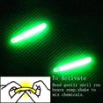 thumbnail image 2 of 10Pcs 5Bag Fluorescent Lightstick Fishing float dark glow stick night Float Rod Light fishing tackle Visual 37mm*4.5mm He Qiyong unisex, 2 of 2
